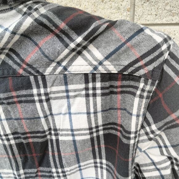 Levi's Flannel Plaid Button-Up Shirt 100% cotton - Picture 5 of 8